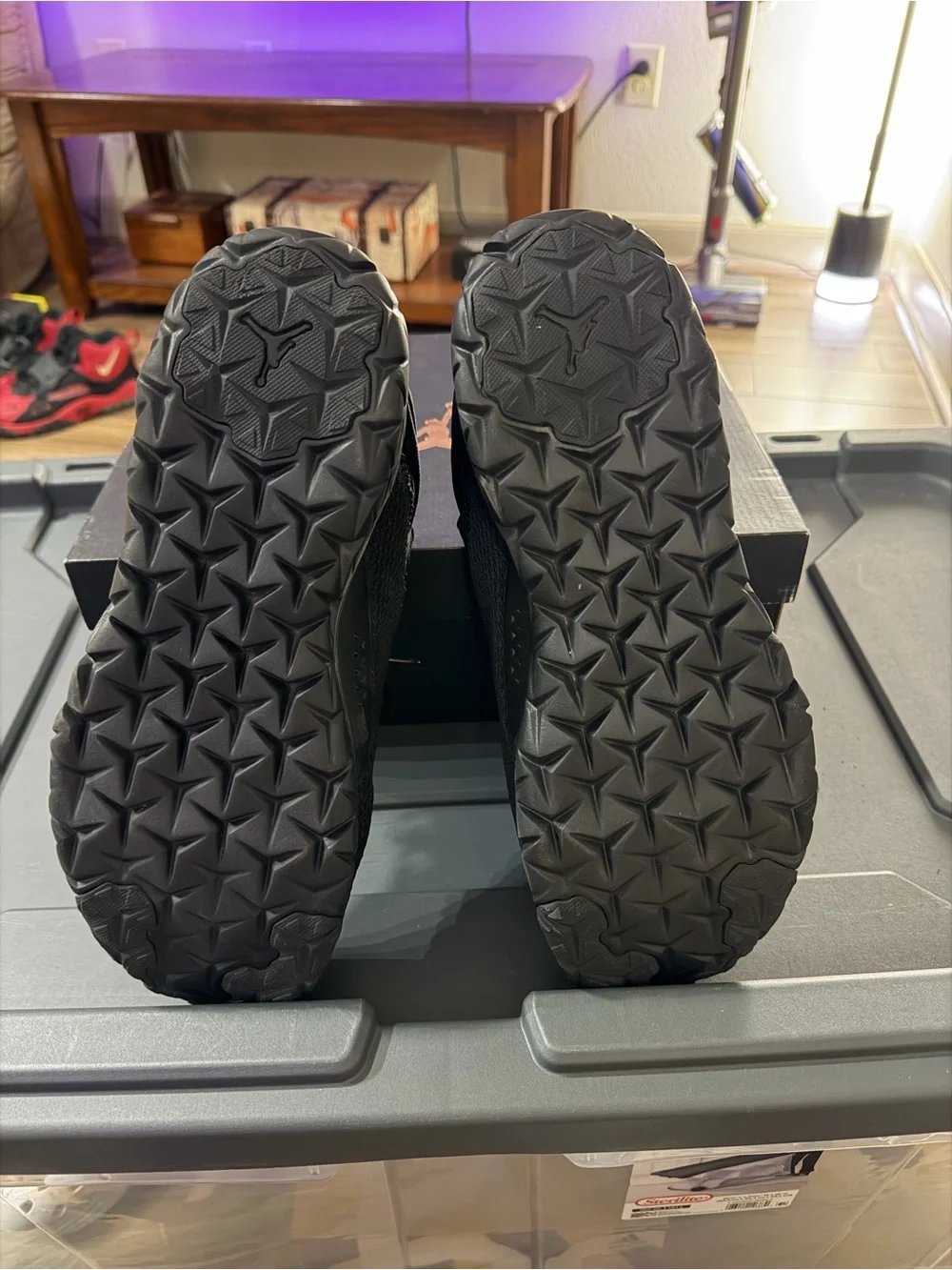 Jordan Flight Flex Trainer Triple Black Men’s 12 654268-005 w/ Box